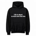 BLACK HOODIE LOVE.